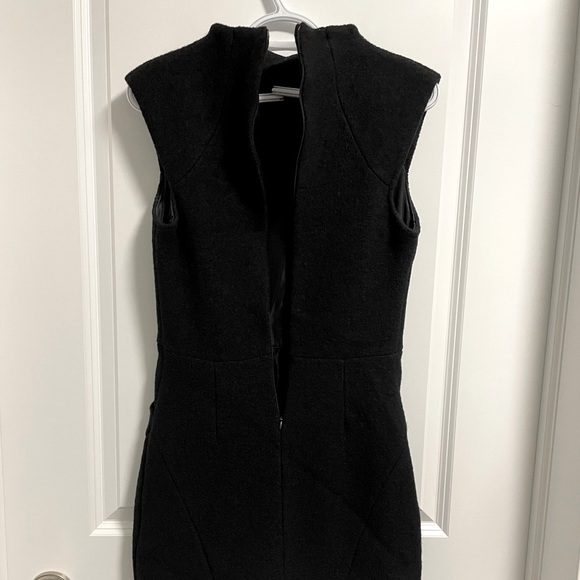Zara Collection Black Wool Sleevless Dress - Picture 3 of 7